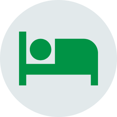 Icon of a resting person 