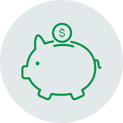 Competitive Pricing Piggy Bank icon