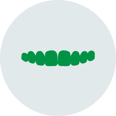 image of a row of teeth